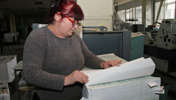 Печать бюллетеней в типографии Таврида в Симферополе Печать бюллетеней в типографии Таврида в Симферополе