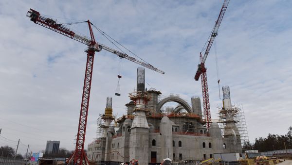 Строительство Соборной мечети в Симферополе
