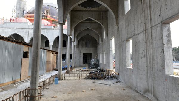 Строительство Соборной мечети в Симферополе