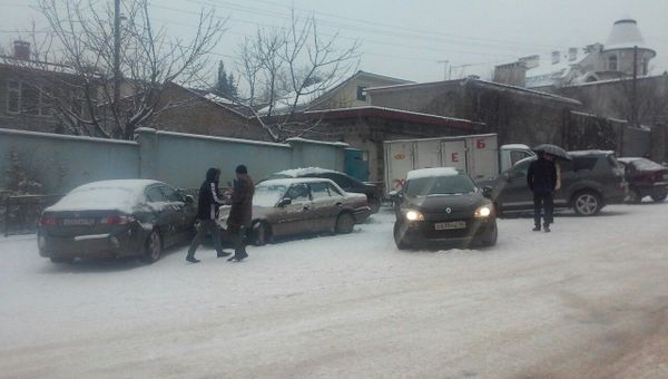 В Севастополе столкнулись более десяти машин