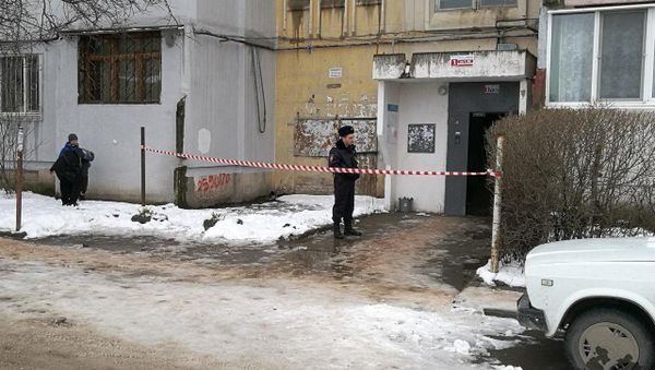 Подъезд дома 81 по улице Балаклавская Симферополь