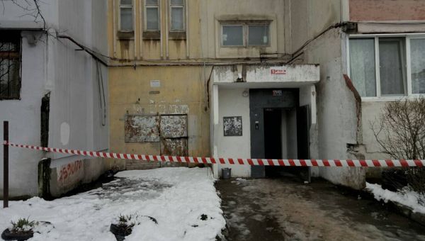 Подъезд дома 81 по улице Балаклавская в Симферополе