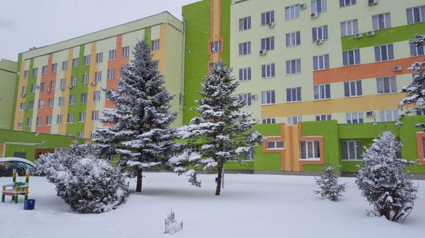 Фасад здания Республиканской детской клинической больницы