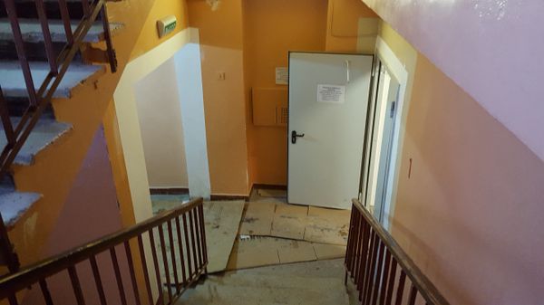 Коридор в Республиканской детской клинической больнице 