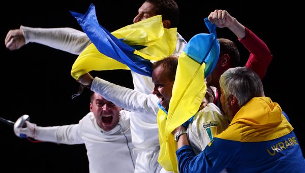 Спортсмены сборной Украины на чемпионате мира в Москве. Архивное фото