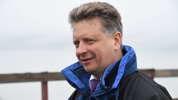Министр транспорта России Максим Соколов на стройплощадке Крымского моста. 14 марта 2018 Министр транспорта России Максим Соколов на стройплощадке Крымского моста. 14 марта 2018