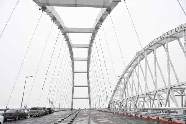 Строительство Крымского моста