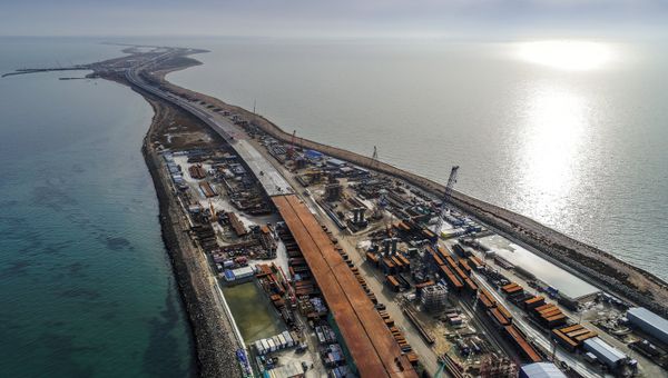 Строительство Крымского моста