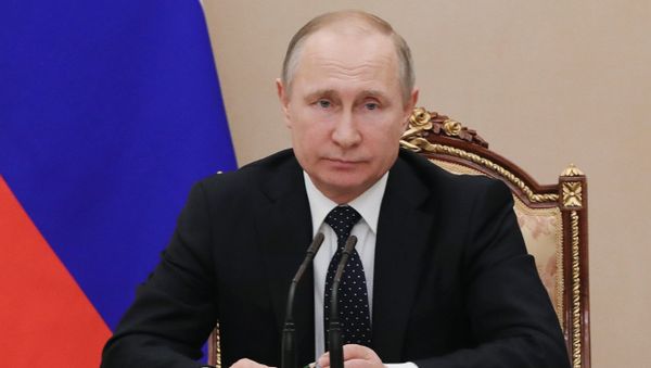 Президент РФ В. Путин провел заседание Совбеза РФ