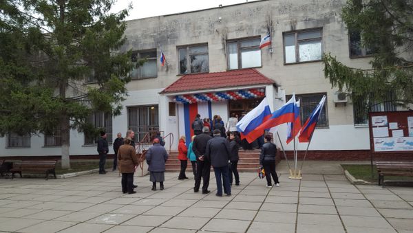 Избирательный участок в Симферополе. 18 марта 2018