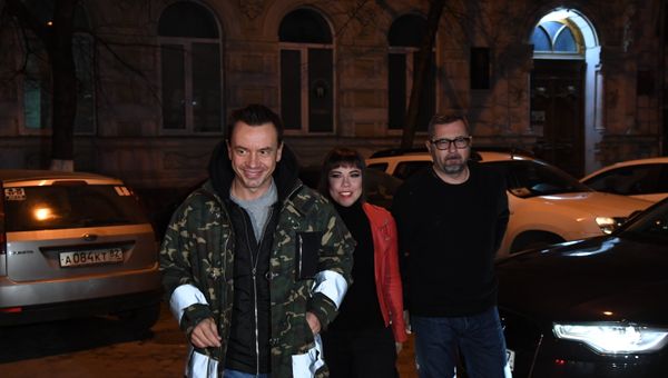 Солисты группы Дискотека Авария проголосовали в Симферополе. 18 марта 2018