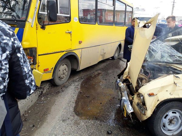 ДТП на проспекте Победы в Симферополе