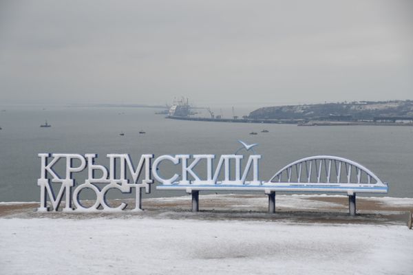 Снег в Керчи. 22 марта 2018