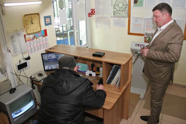 Пульт охраны в государственном цирке им. Тезикова в Симферополе Пульт охраны в государственном цирке им. Тезикова в Симферополе