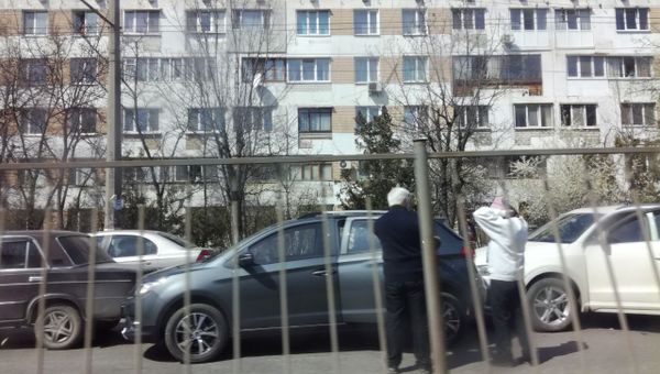 ДТП с участием пяти легковых автомобилей в Симферополе. 31 марта 2018