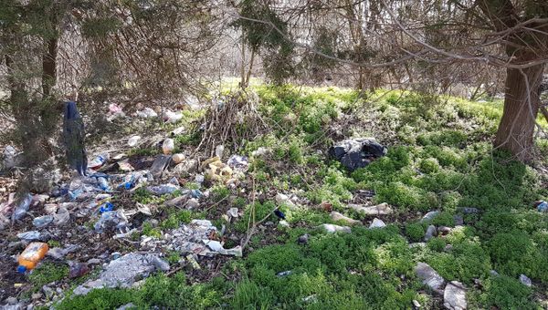 Уборка свалки в Крыму