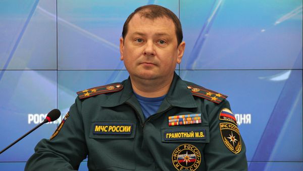 Заместитель начальника Главного управления МЧС России по Республике Крым Максим Грамотный