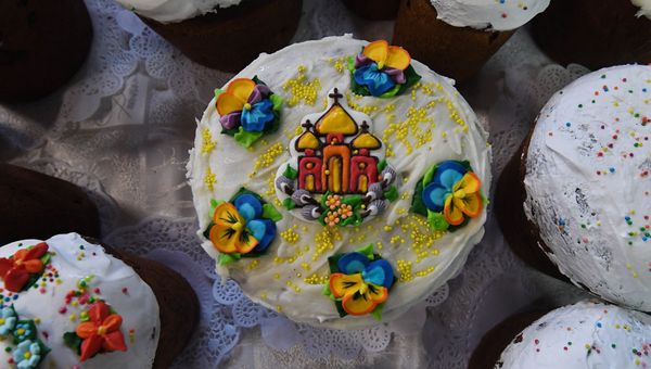 Пасхальные куличи, изготовленные на хлебозаводе Крымхлеб Пасхальные куличи, изготовленные на хлебозаводе Крымхлеб