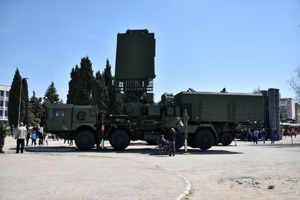Выставка военной техники в рамках празднования Дня ПВО в Севастополе