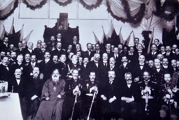 Банкет по случаю спуска на воду парохода Волхов. 17 ноября 1913 года Банкет по случаю спуска на воду парохода Волхов. 17 ноября 1913 года