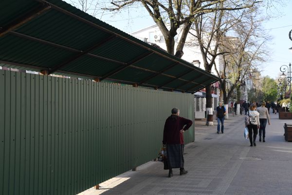 Реконструкция здания на улице Карла Маркса, 8 в центре Симферополя
