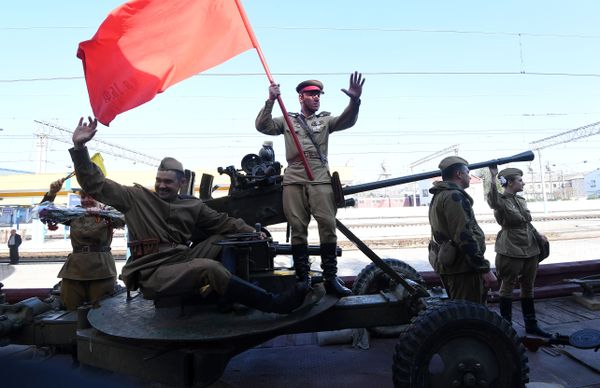  Встреча в Симферополе Поезда Победы