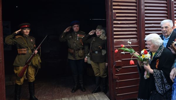 Встреча в Симферополе Поезда Победы