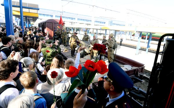 Встреча в Симферополе Поезда Победы