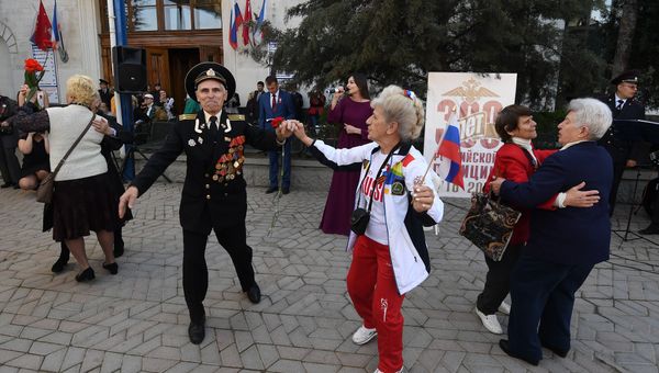 Встреча в Симферополе Поезда Победы