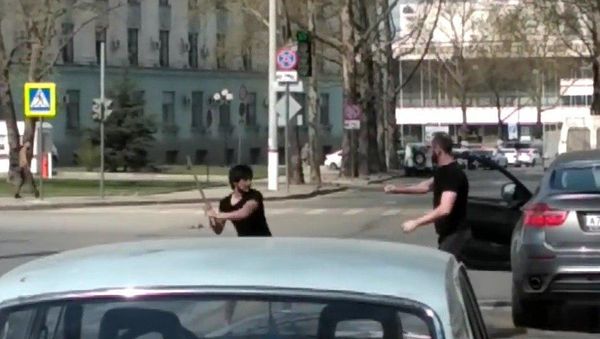 Водители устроили разборки в центре Симферополя