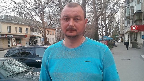 Капитан судна Норд Владимир Горбенко в Херсоне Капитан судна Норд Владимир Горбенко в Херсоне
