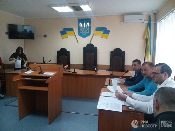 Суд над капитаном судна Норд Владимиром Горбенко в Херсоне