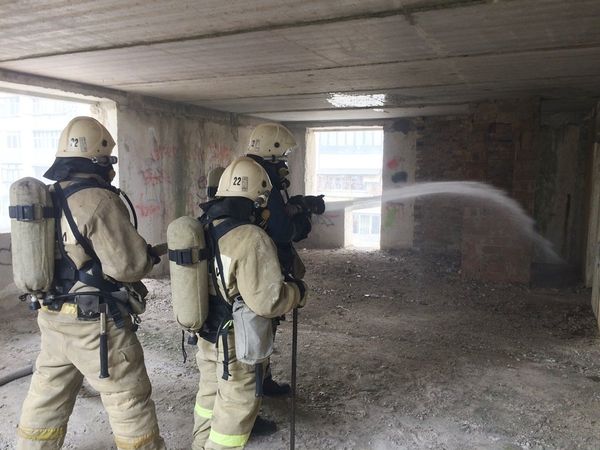 Комплексные учения по ликвидации последствий взрыва бытового газа в Евпатории