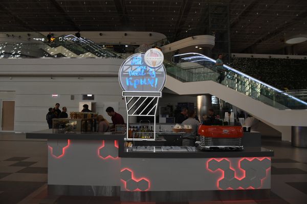 Новый терминал аэропорта Симферополь начал свою работу