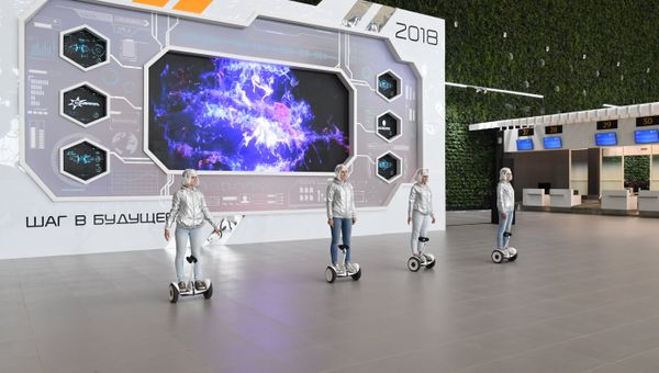 Новый терминал аэропорта Симферополь начал свою работу