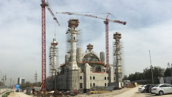 Строительство Соборной мечети в Симферополе