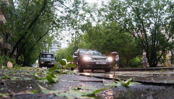 Дождь в Москве