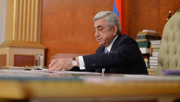 Премьер-министр Армении Серж Саргсян