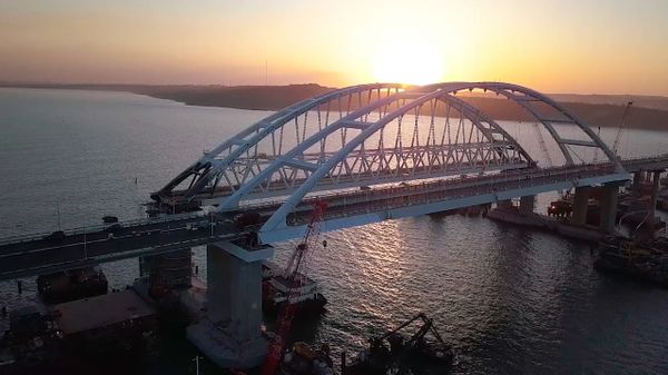 Приемочные испытания автодорожной части Крымского моста Приемочные испытания автодорожной части Крымского моста