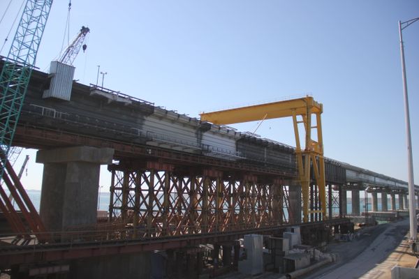 Строительство Крымского моста