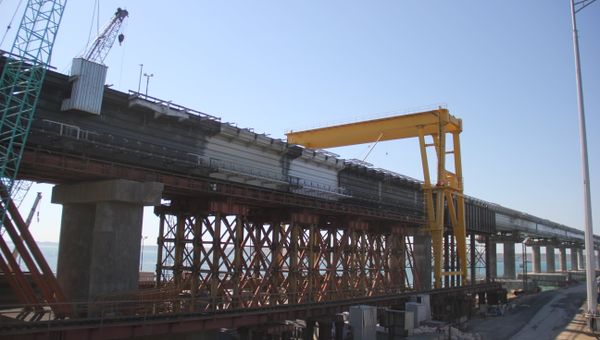Строительство Крымского моста