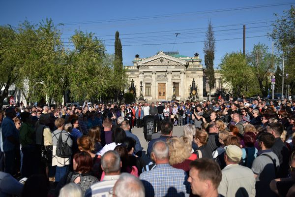  Митинг предпринимателей и работников торговли в Севастополе 