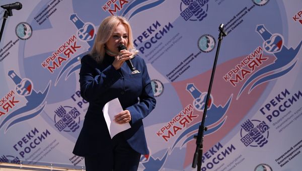 Член Совета Федерации Ольга Ковитиди на II Всероссийском молодежном межнациональном фестивале Крымский маяк в Севастополе