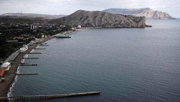 Бухта города Судак в Крыму