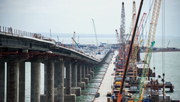 Строительство Крымского моста