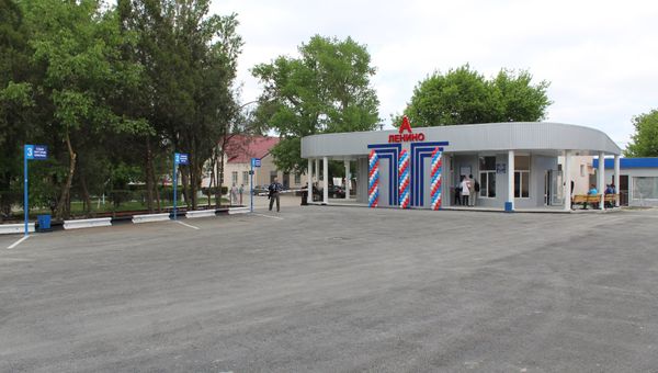 В поселке Ленино появилась новая модульная автостанция