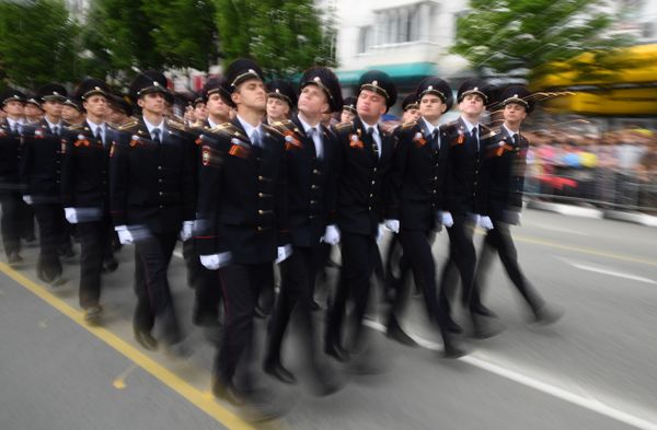 Военный парад в Симферополе. 9 мая 2018