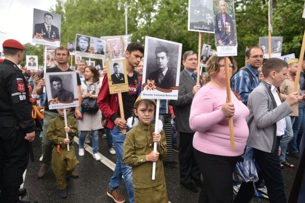 Шествие Бессмертного полка в Севастополе. 9 мая 2018