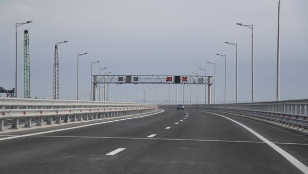 Автоподход к Крымскому мосту