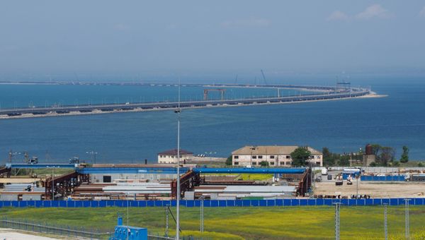 Вид на Крымский мост